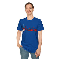 Merica Softstyle T-Shirt for July 4th