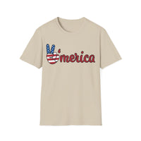 Merica Softstyle T-Shirt for July 4th