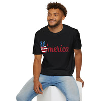 Merica Softstyle T-Shirt for July 4th