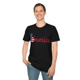 Merica Softstyle T-Shirt for July 4th