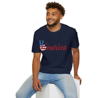 Merica Softstyle T-Shirt for July 4th