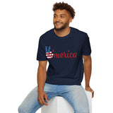 Merica Softstyle T-Shirt for July 4th