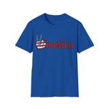 Merica Softstyle T-Shirt for July 4th