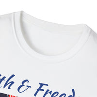 Stars Stripes and Faith - Unisex Softstyle T-Shirt