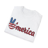 Merica Softstyle T-Shirt for July 4th