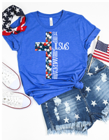 She Loves Jesus and America Too - Christian Streetwear - love like jesus - faith over fear