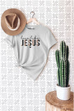 Love Like Jesus Leopard Graphic Tee