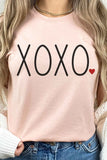 XOXO LOVE VALENTINE TEE PLUS SIZE