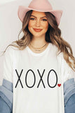 XOXO LOVE VALENTINE TEE PLUS SIZE