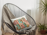 He Is Risen Square Pillow